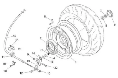 Rear wheel