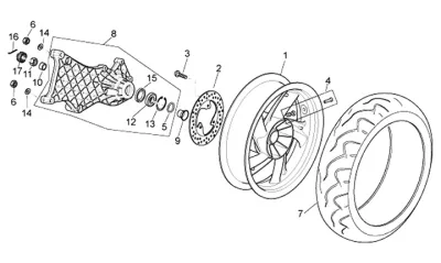Rear wheel