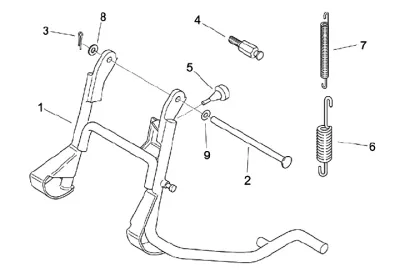 Cavalletto centrale