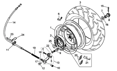 Rear wheel