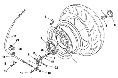 Rear wheel