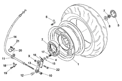 Rear wheel