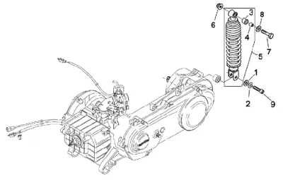 Rear shock absorber