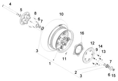 Rear wheel
