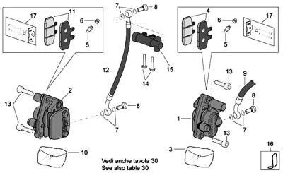 Front brake caliper