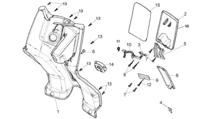 Legshield inner