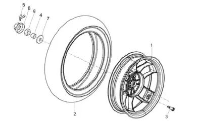 Rear wheel