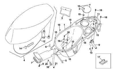 Compartiment pour casque