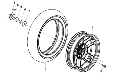 Rear wheel
