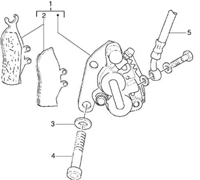 Front brake caliper