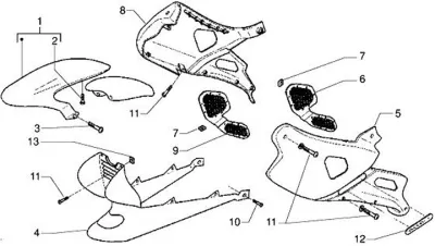 Side cover - mudguard