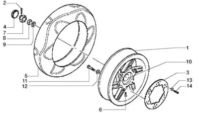 Rear wheel