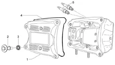 Tapa deflector cilindro