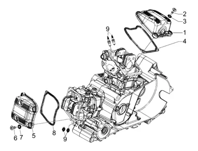 Tapa deflector cilindro