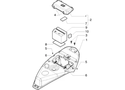 Helmet box - battery