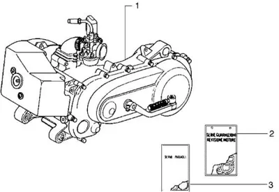 Engine - gasket set engine