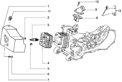 Cylinder head - intake manifold