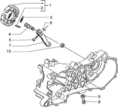 Rear brake shoes