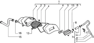 Secondary air housing