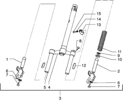 Fork - steering set