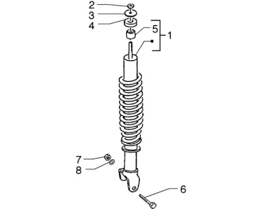 Rear shock absorber