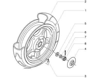 Rear wheel