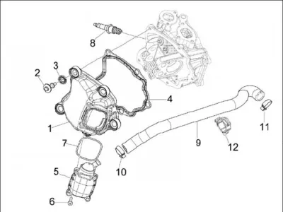 Tapa deflector cilindro