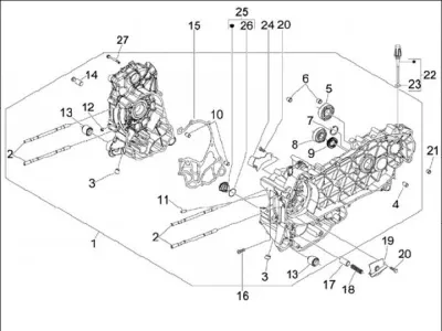 Carcasa de motor