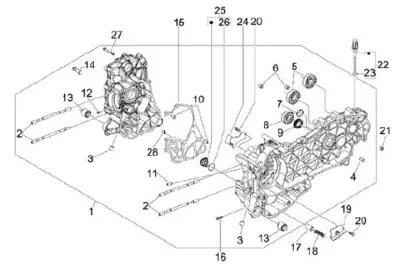 Engine casing
