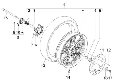 Front wheel