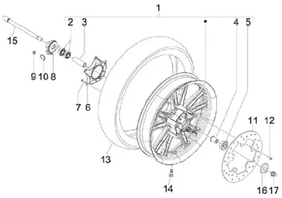 Front wheel
