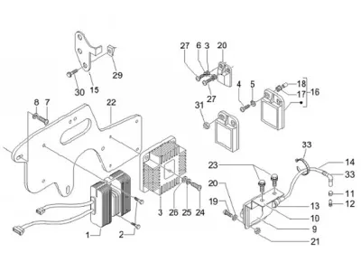Regulator - control device - high tension coil