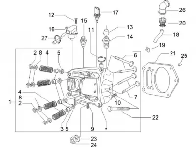 Cylinder head - valves
