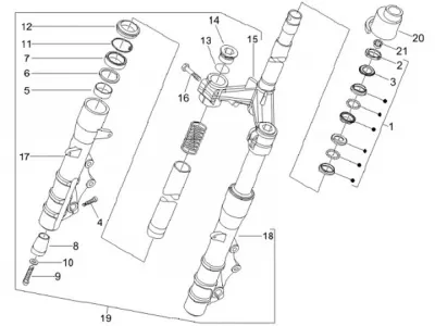 Fork - steering set