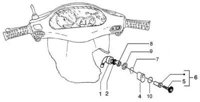 Lock set - ignition switch
