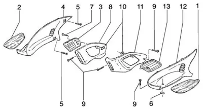 Footboard - ventiduct