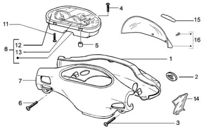 Speedo - handlebar top