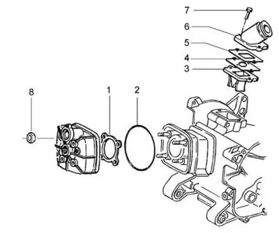 Intake manifold - reed valve