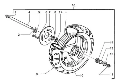 Front wheel