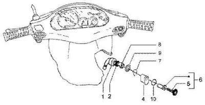 Lock set - ignition switch