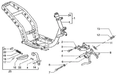 Chassis - centre stand