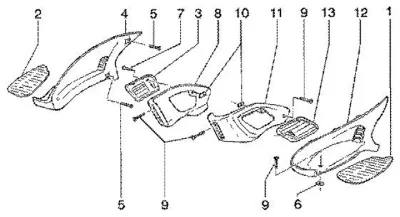 Footboard - ventiduct