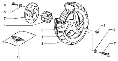 Rear wheel