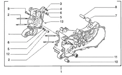 Carcasa de motor