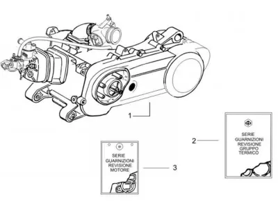 Motor - kit de juntas para motor