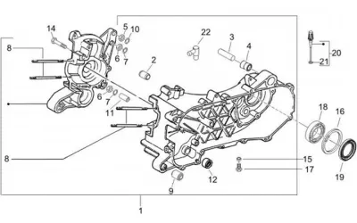 Carcasa de motor