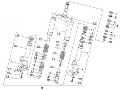 Fork - steering set