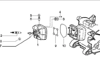 Tapa deflector cilindro
