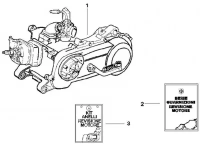 Engine - gasket set engine