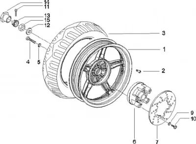 Rear wheel